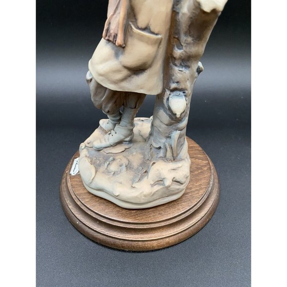 Early 12”Giuseppe Armani Capodimonte Figurine Boy Standing with Umbrella Vintage - Picture 9 of 15